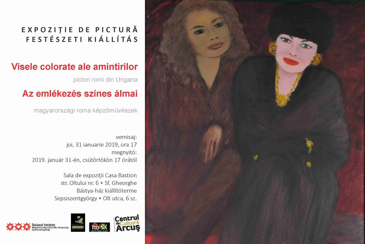 Expoziție de pictură a artiștilor romi, la Sfântu Gheorghe