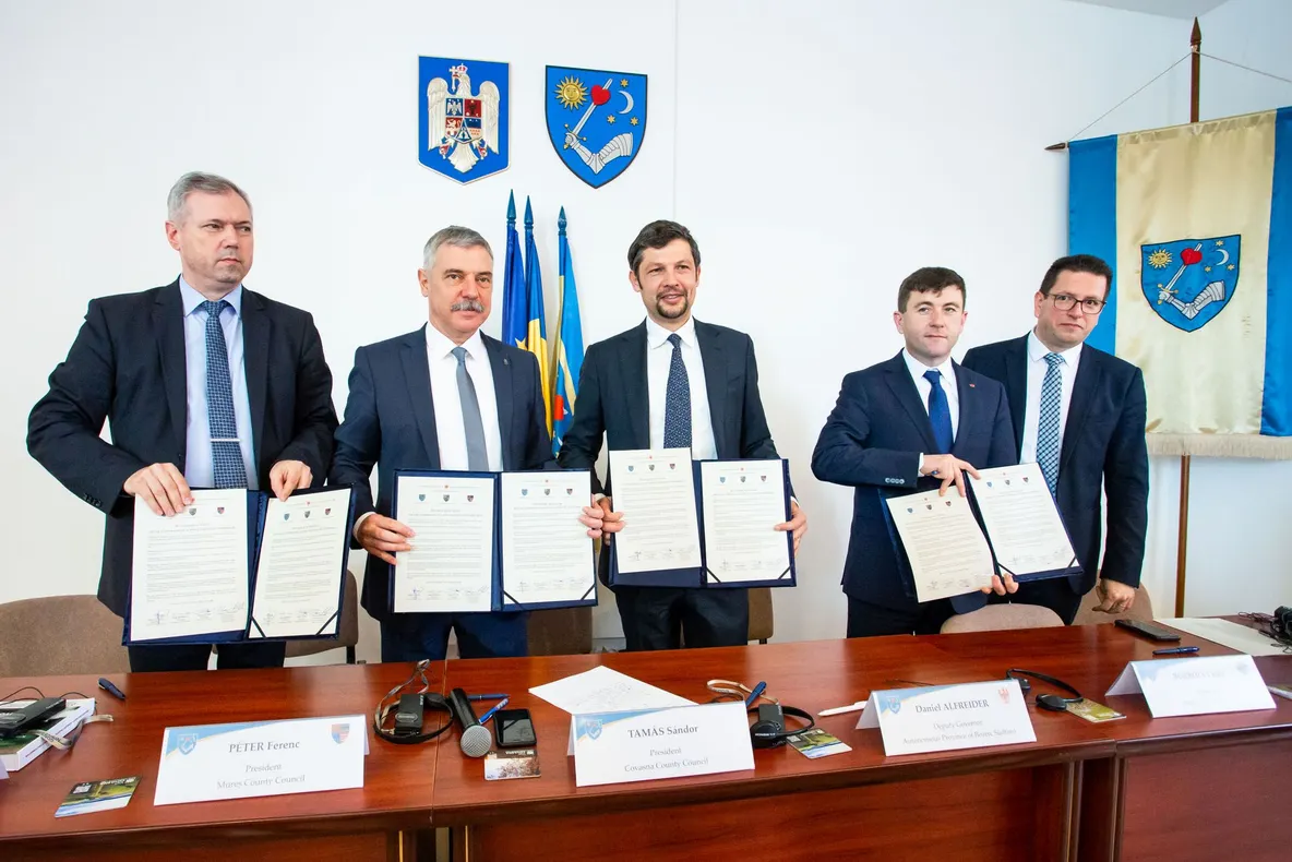 Liderii din Secuime au semnat o declaraţie de colaboare cu Provincia Autonomă Tirolul de Sud