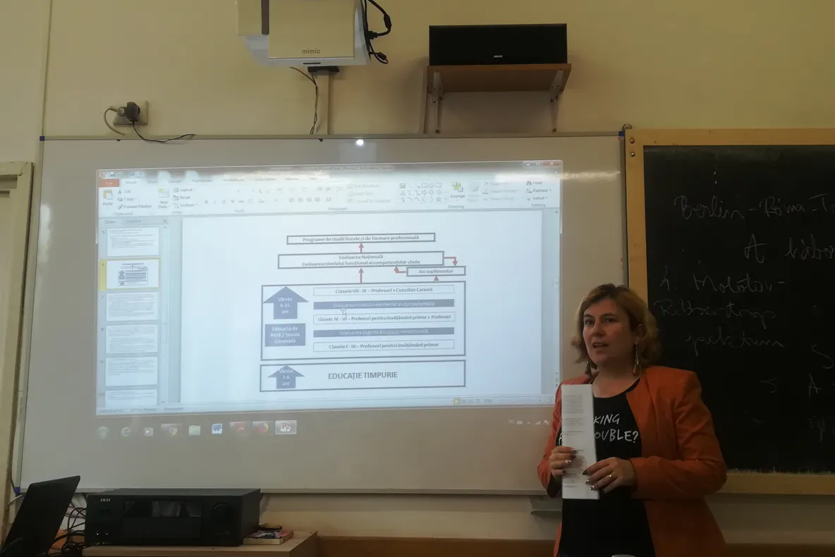 Profesorii și părinții elevilor Liceului de Arte din Sfântu Gheorghe - la dezbaterea viziunii  „Educația ne unește”