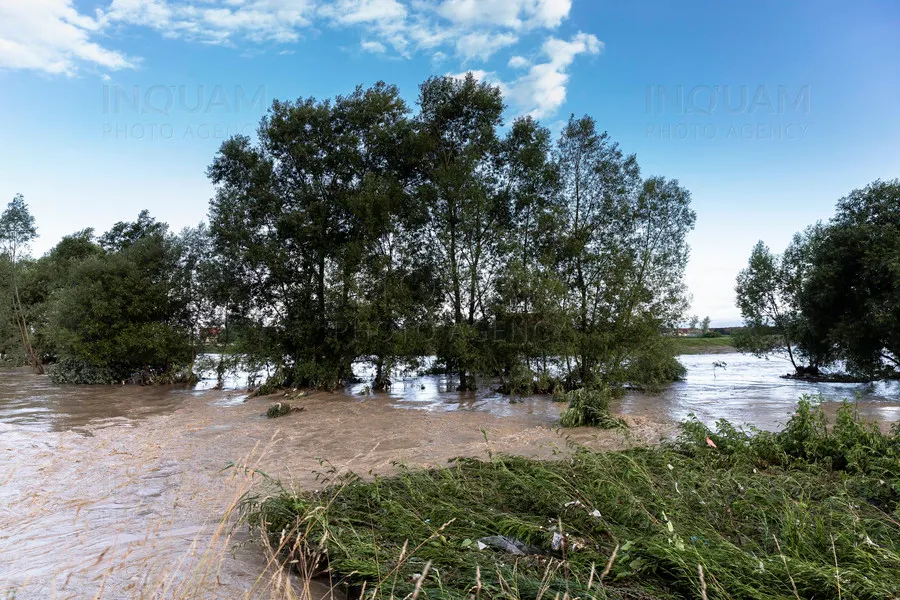 Cotele râurilor și pâraielor din județul Covasna, în creștere