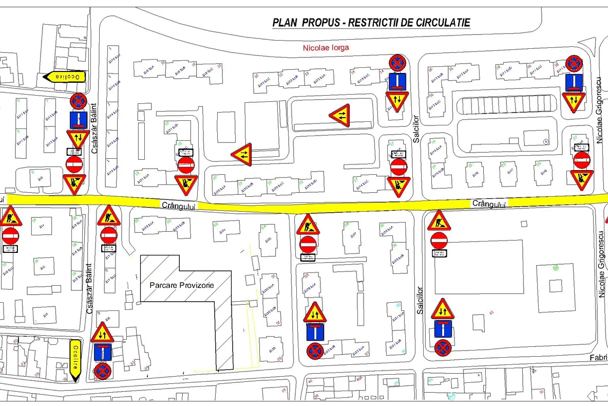 Încep lucrările de reabilitare pe strada Crângului din Sfântu Gheorghe