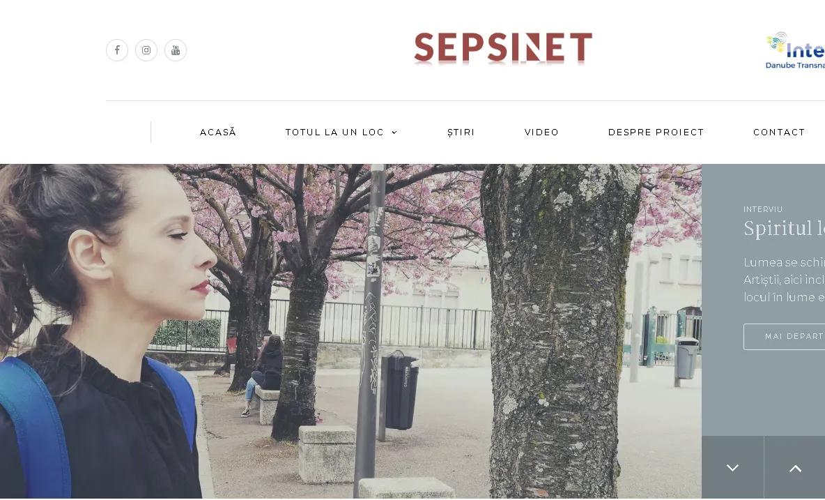 Povestea actriței TAM Elena Popa, prezentată într-un interviu în cadrul proiectului Sepsinet