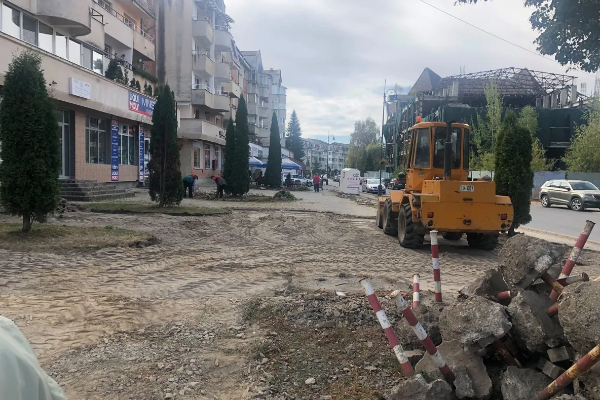 Primăria Covasna, lucrări importante pe final de an