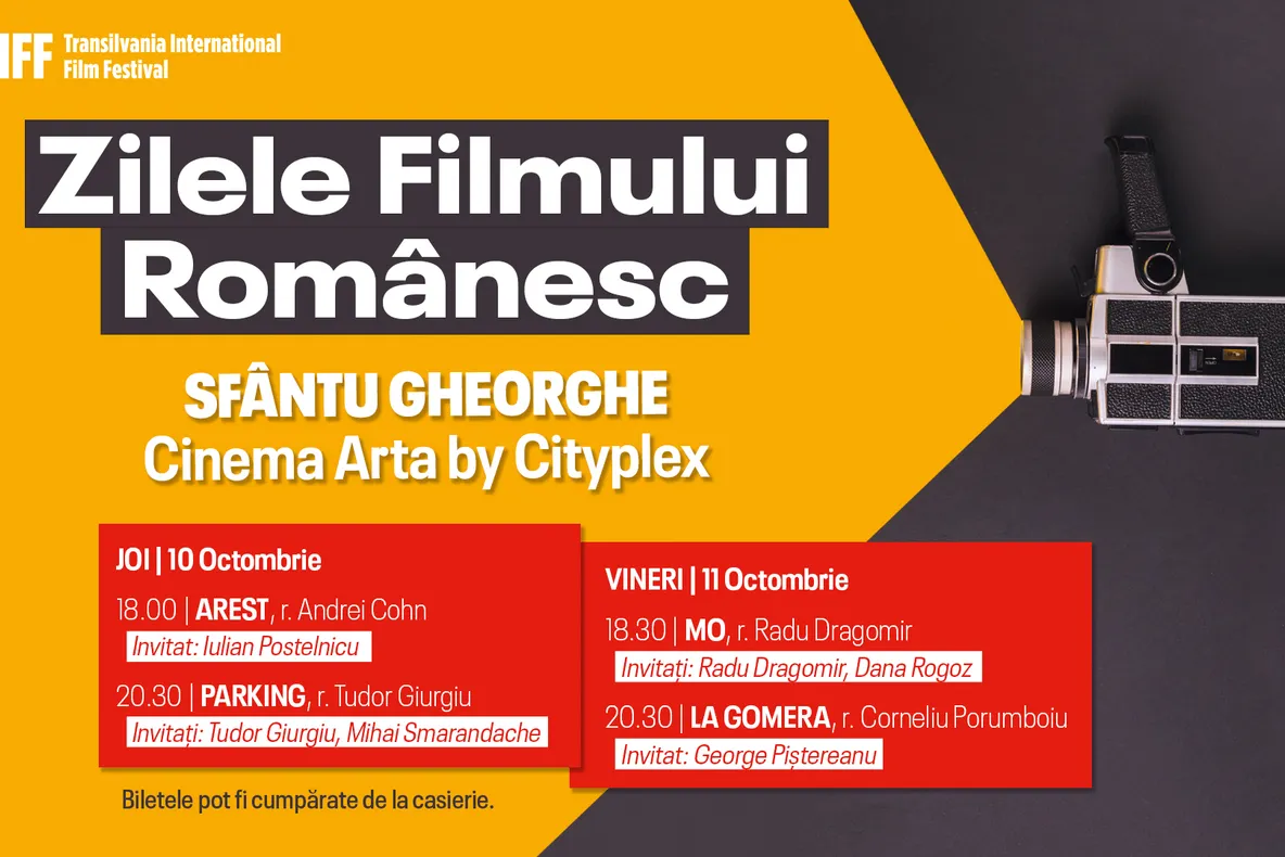 Filmele toamnei, în proiecții de gală la Sfântu Gheorghe. Dana Rogoz, printre invitații speciali
