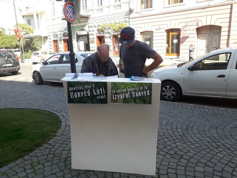 Petiție pentru pădurea Honvéd, la Sfântu Gheorghe