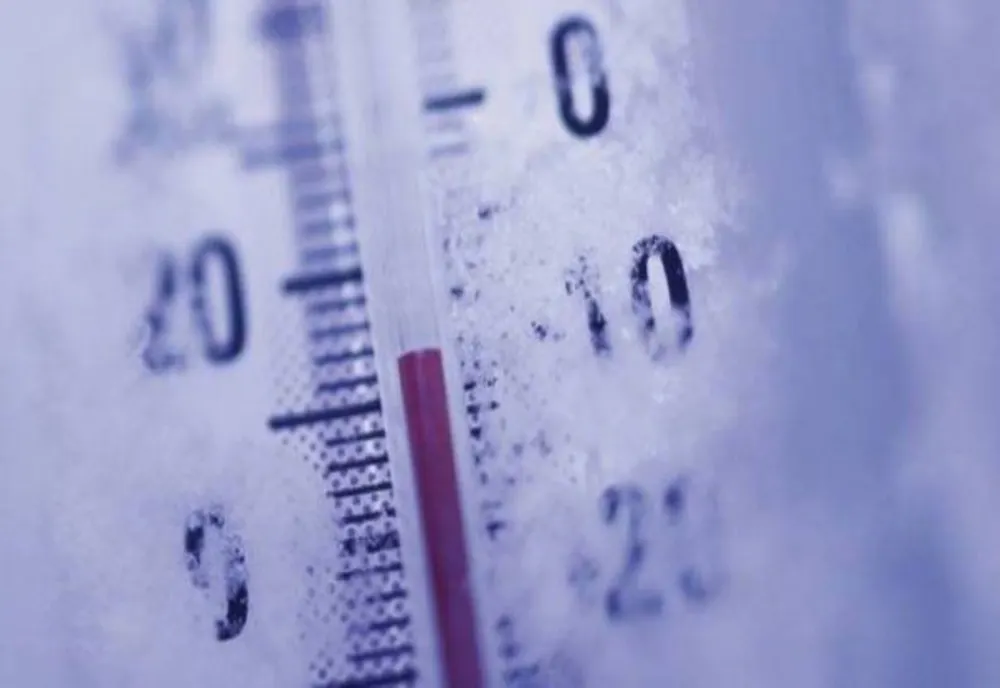 Cea mai scăzută temperatură din această iarnă în județul Covasna