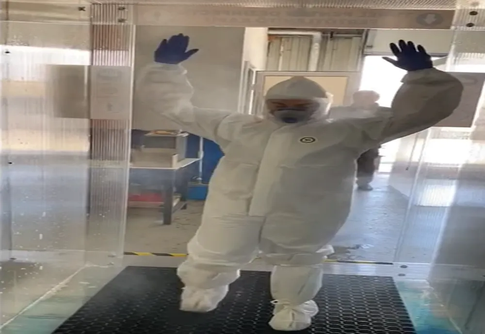 Prima poartă pentru decontaminare, predată Spitalului Județean de Urgență Sfântu Gheorghe