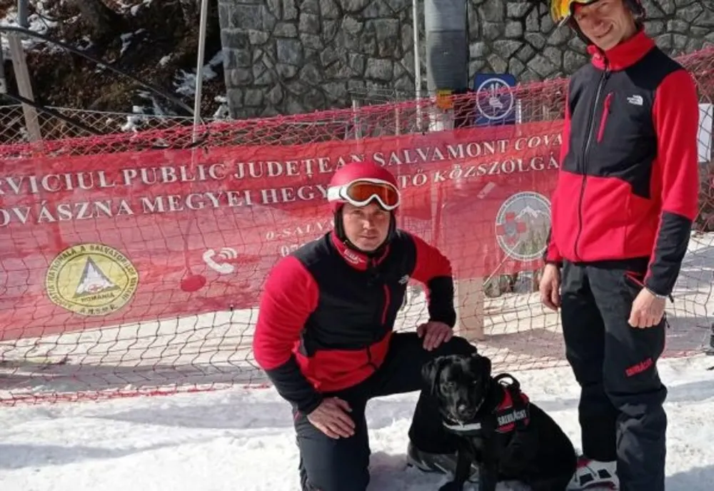 Maya, prima cățelușă de la Salvamont Covasna