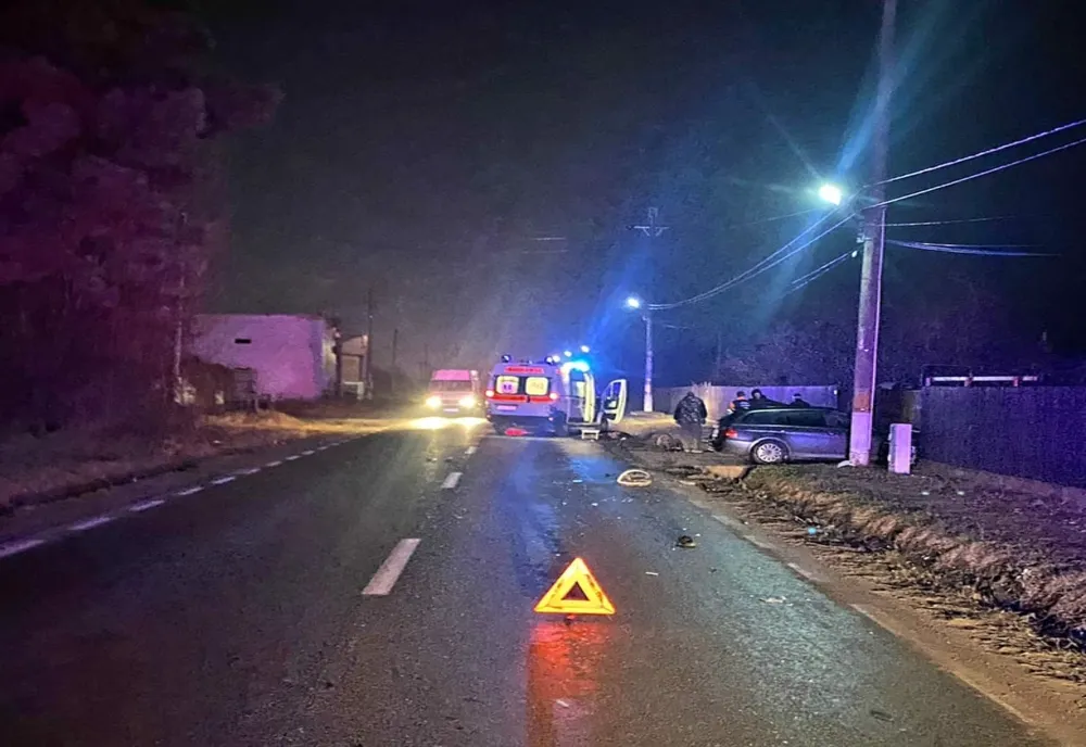 Tânăr fără permis, reţinut de poliţişti la Sfântu Gheorghe după ce a accidentat grav un biciclist şi a părăsit locul accidentului
