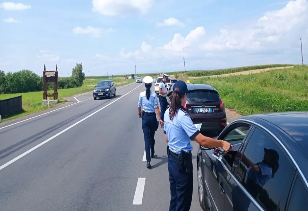 Acțiuni preventive ale polițiștilor rutieri din Covasna