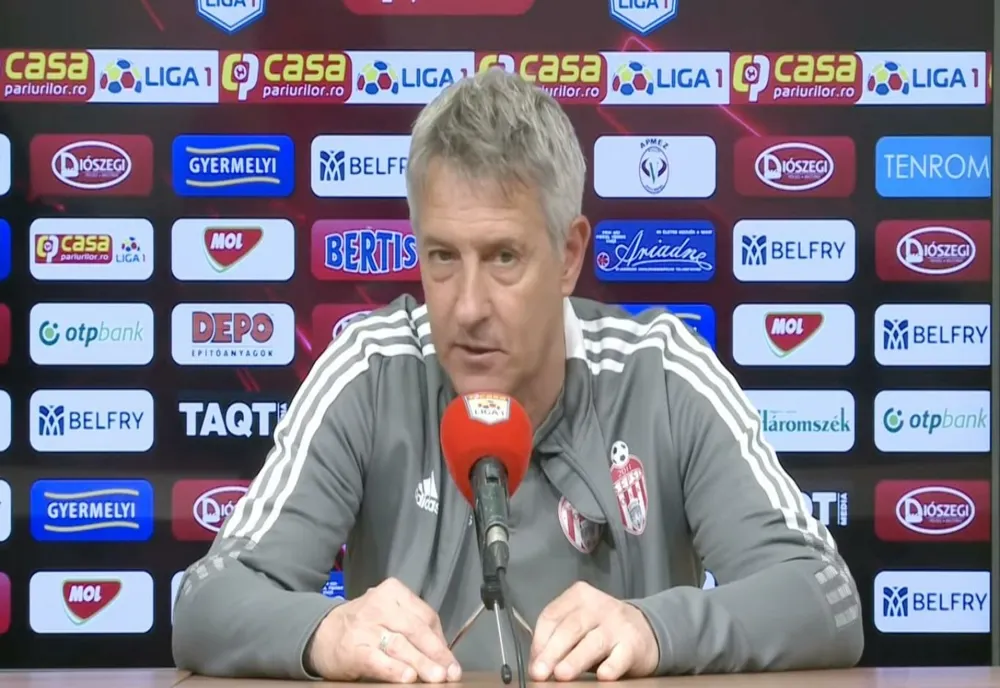 Cristiano Bergodi spune că a fost surprins de jocul Rapidului: ”Nu mă așteptam la tactica asta!”