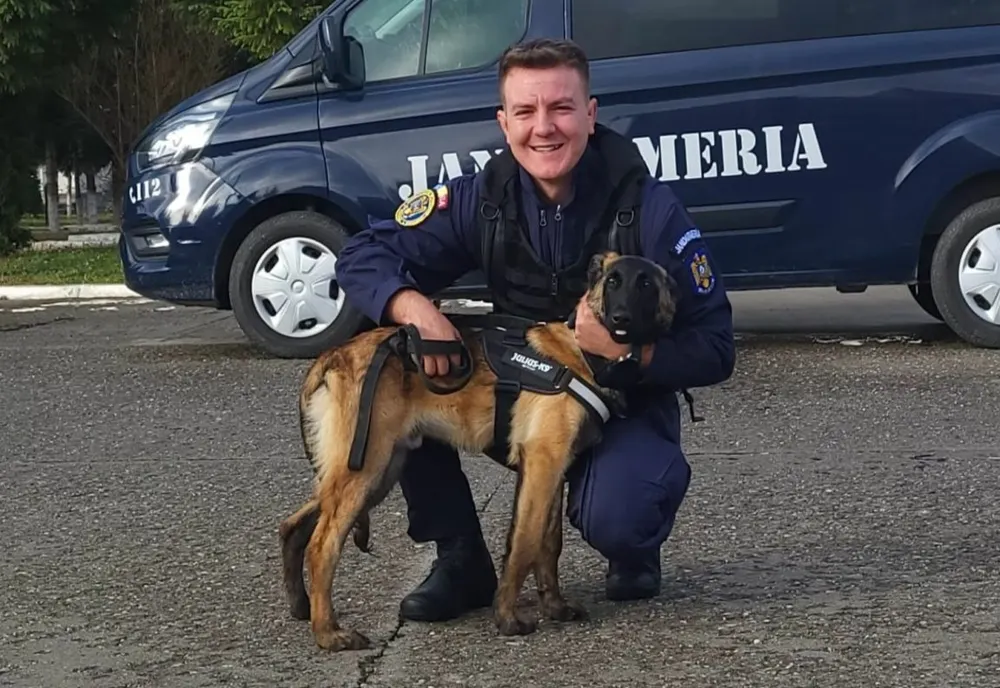Jandarmeria Covasna are un nou camarad patruped, Lex!