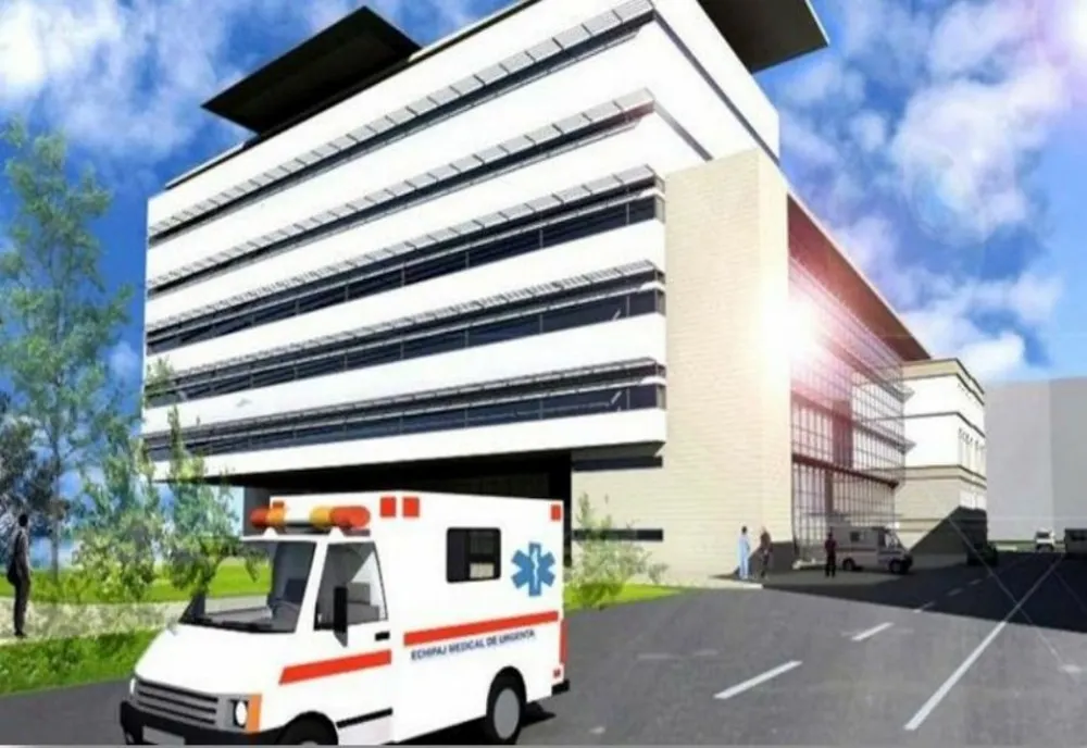 Spital cu platformă pentru aterizarea elicopterelor, la Sfântu Gheorghe