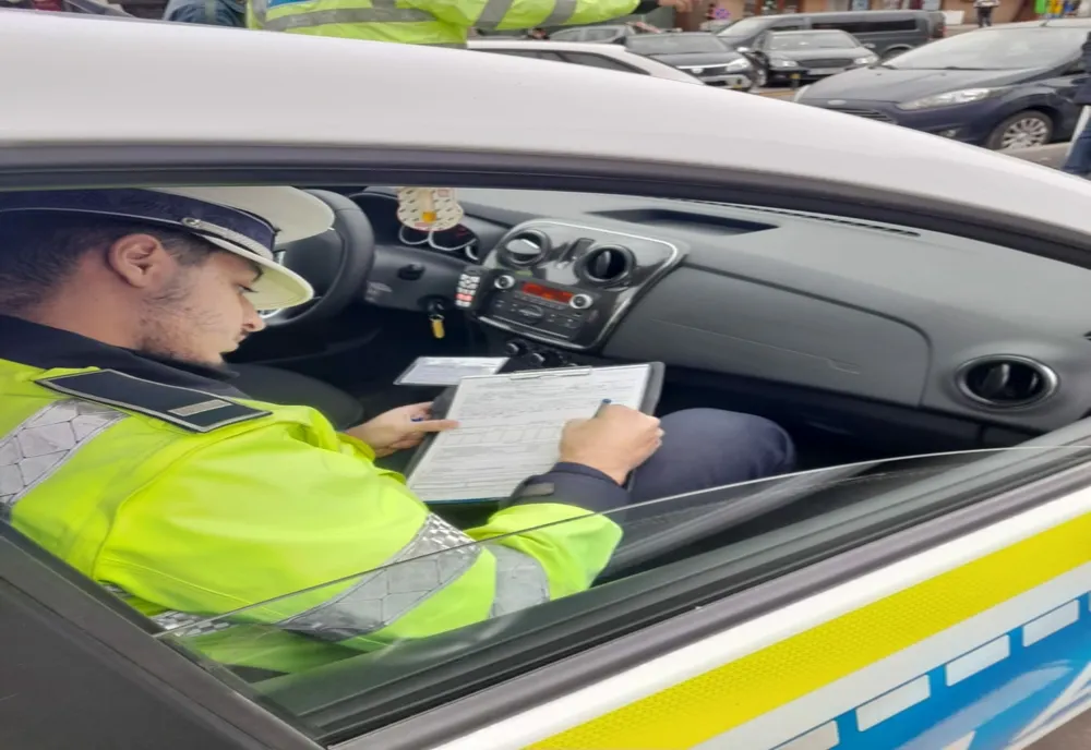 Amenzi de peste 10.500 de lei date de polițiști, pe DN11, într-o singură zi