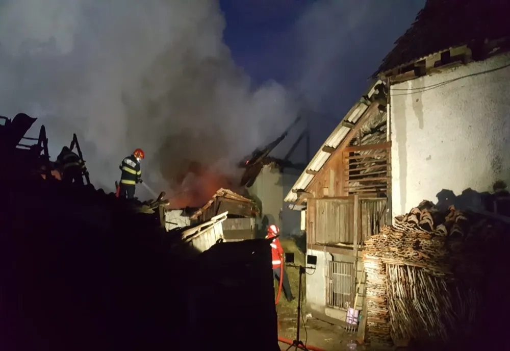 Incendii la Sfântu Gheorghe și Ilieni