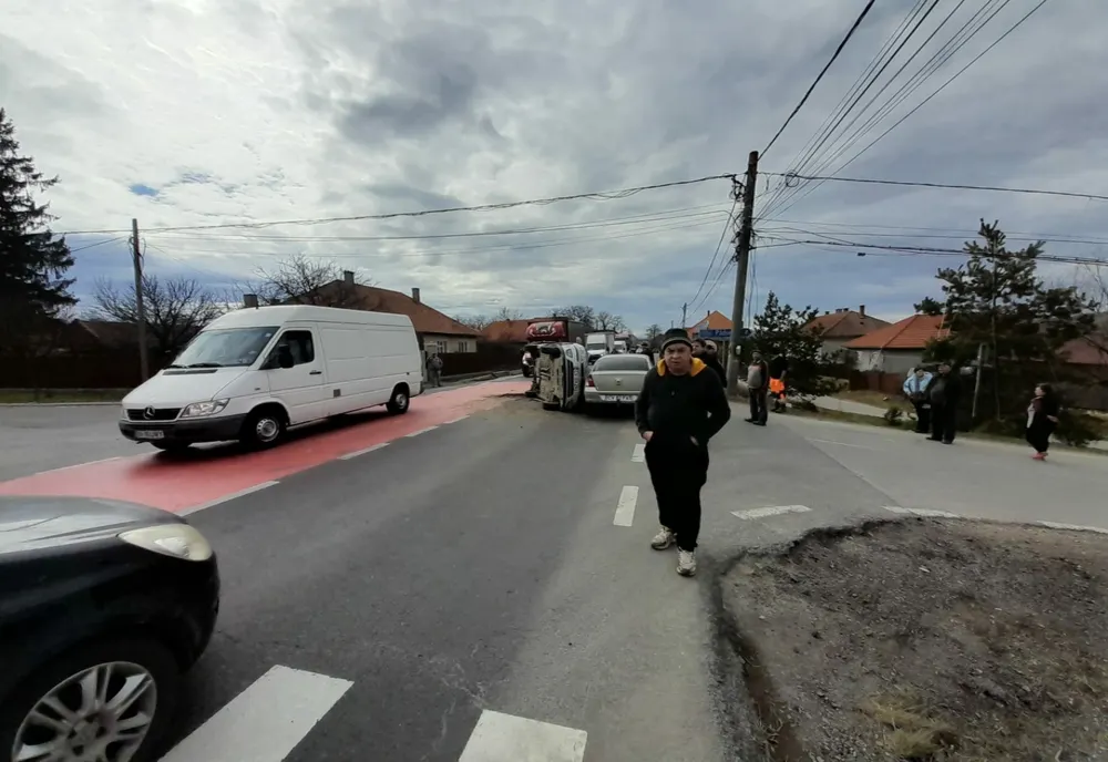 Accident pe DN11, la Moacşa