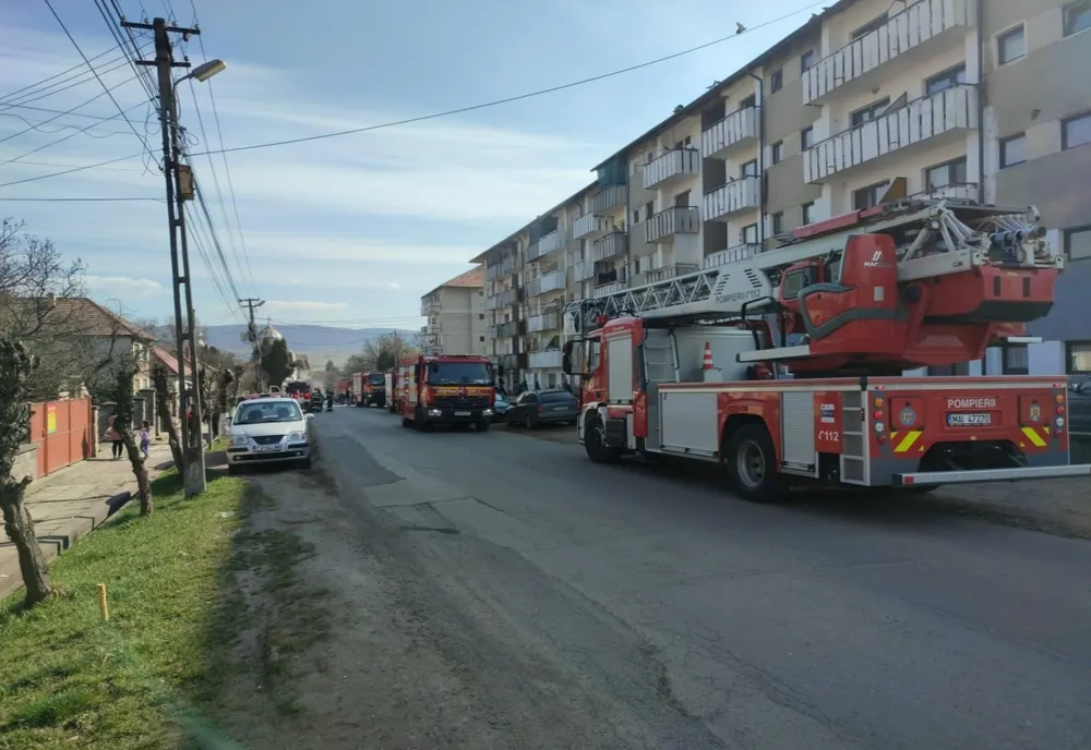 O aerotermă lăsată nesupravegheată a distrus o garsonieră din Baraolt