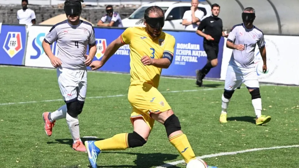 Fotbal: Naționala de nevăzători a României, la Campionatul European