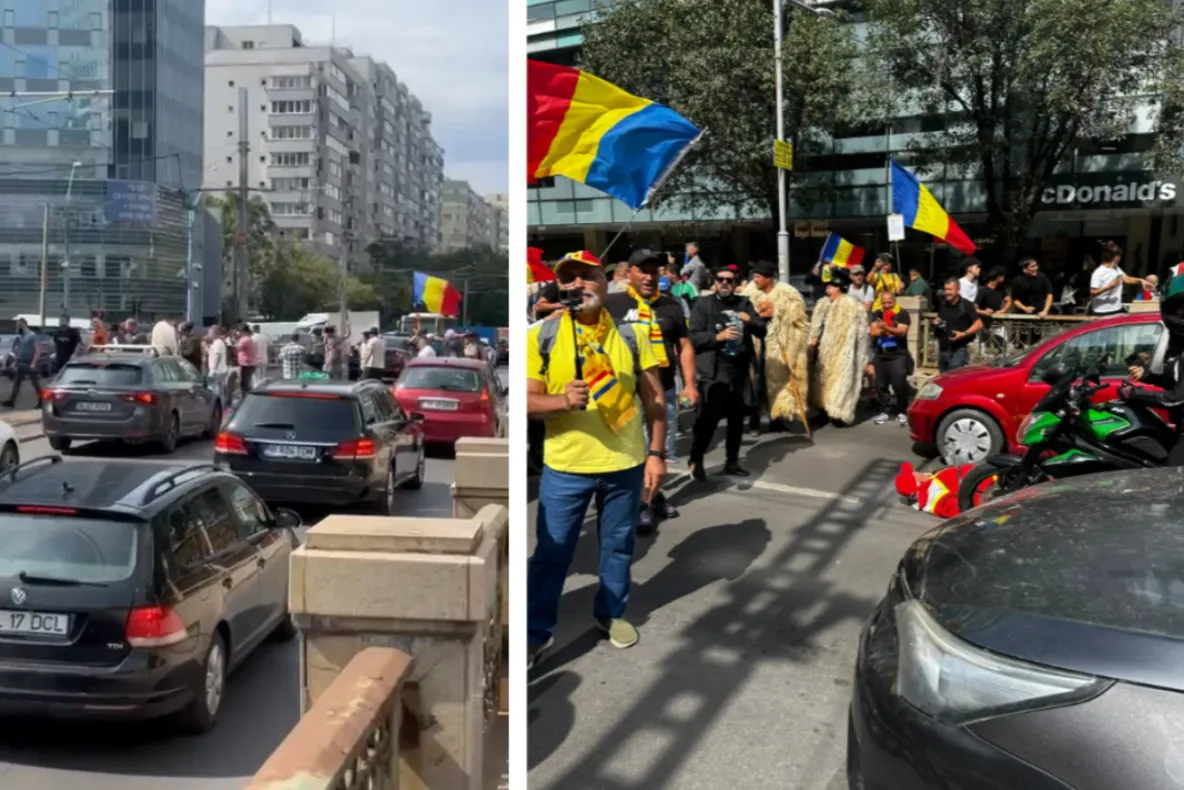 Protestul ciobanilor, transformat în confruntare cu jandarmii. Cine s-ar fi infiltrat printre manifestanți