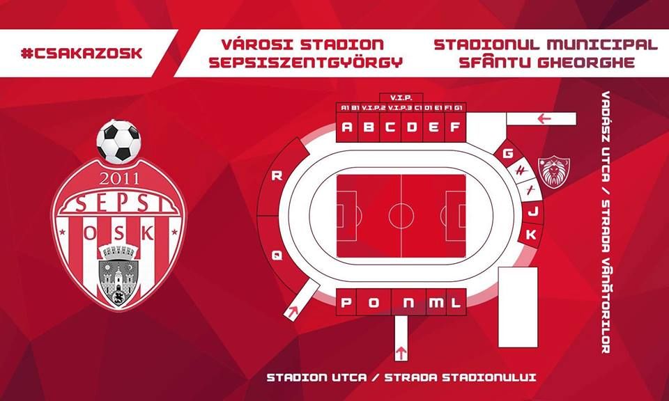 Se pun în vânzare bilete pentru meciul Sepsi OSK- AFC Hermannstadt