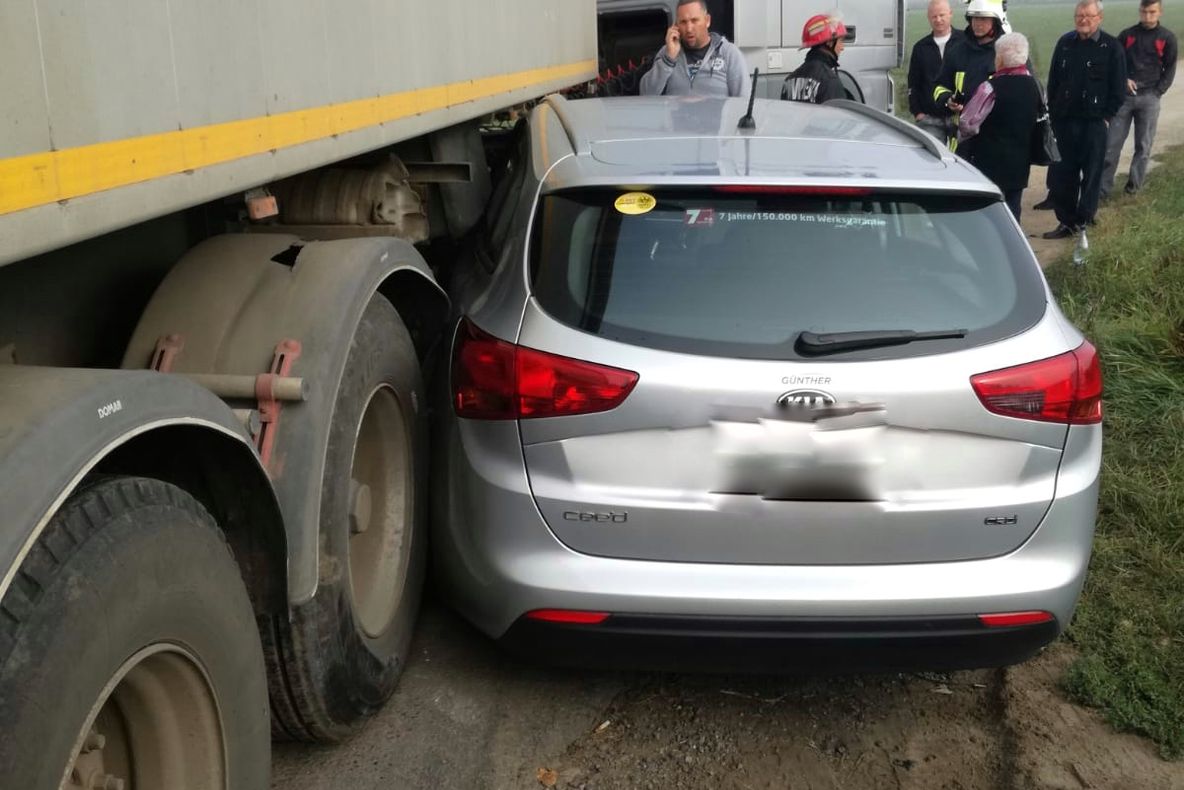 Femeie rănită într-un accident la intrarea în Sfântu Gheorghe