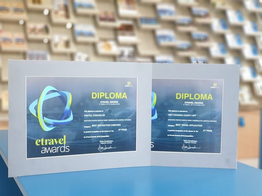 Județul Covasna premiat în cadrul galei „eTravel Awards”