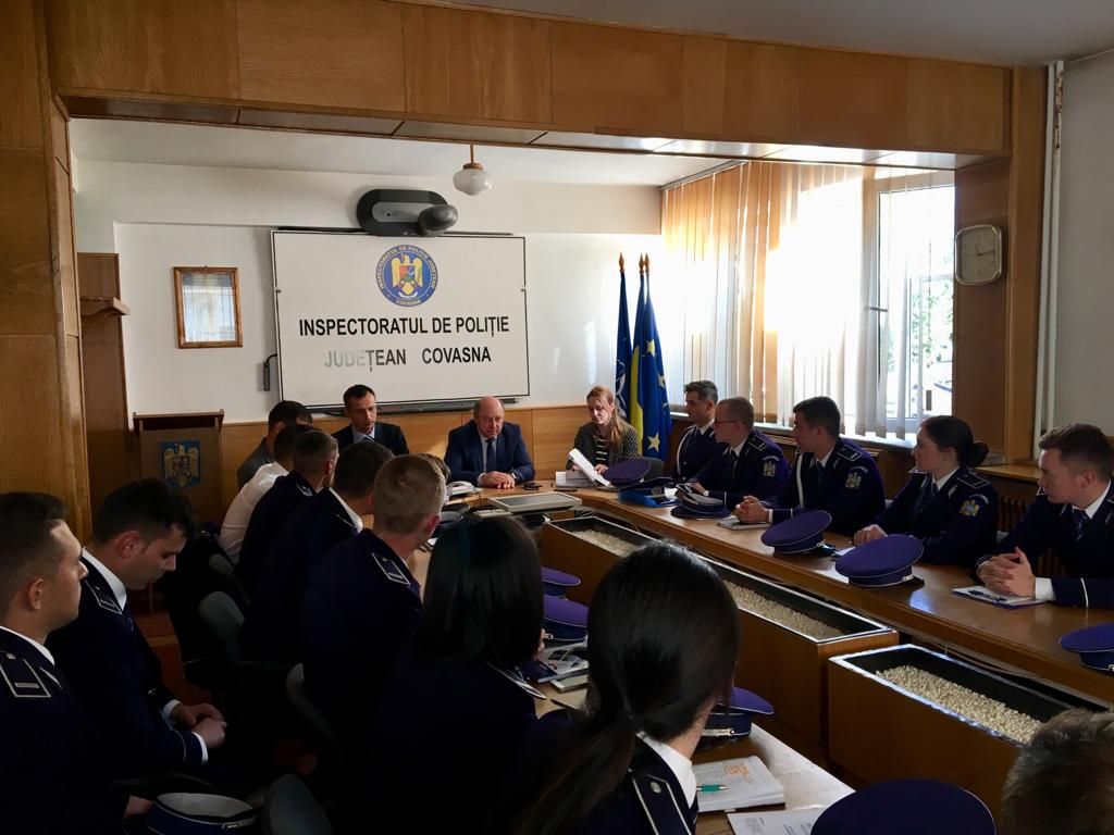 Agenți și subofițeri noi, în structurile ISU, IPJ și IJJ Covasna