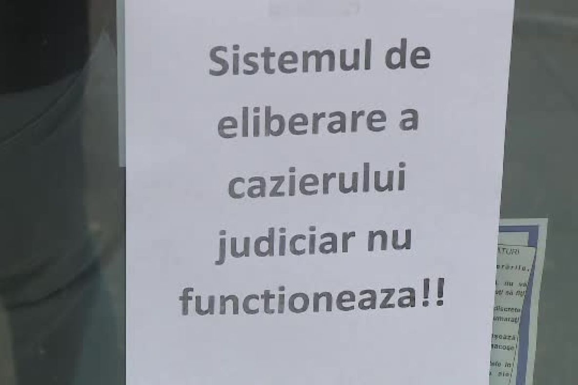 Sistemul Informatic al Cazierului Judiciar Român, nefuncţional în urma unei avarii