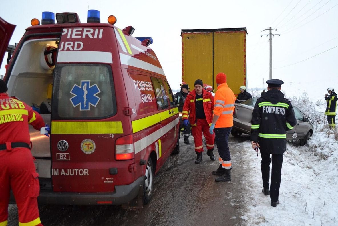 Trei accidente rutiere, produse marţi, pe raza judeţului Covasna