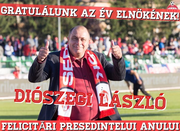 Patronul Sepsi OSK, cel mai bun conducător de club al anului!