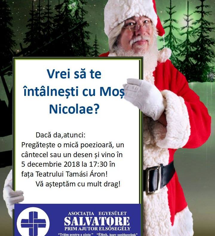 Întâlnire cu Moș Nicolae, la Sfântu Gheorghe