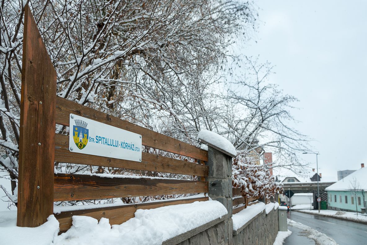 Noi tăbliţe cu denumirile străzilor din Sfântu Gheorghe