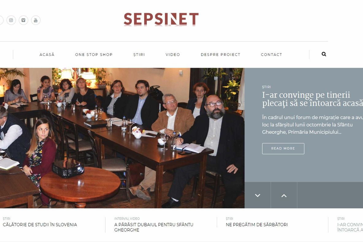 A fost lansat sepsinet.ro, site-ul persoanelor plecate din Sfântu Gheorghe şi care vor să revină acasă