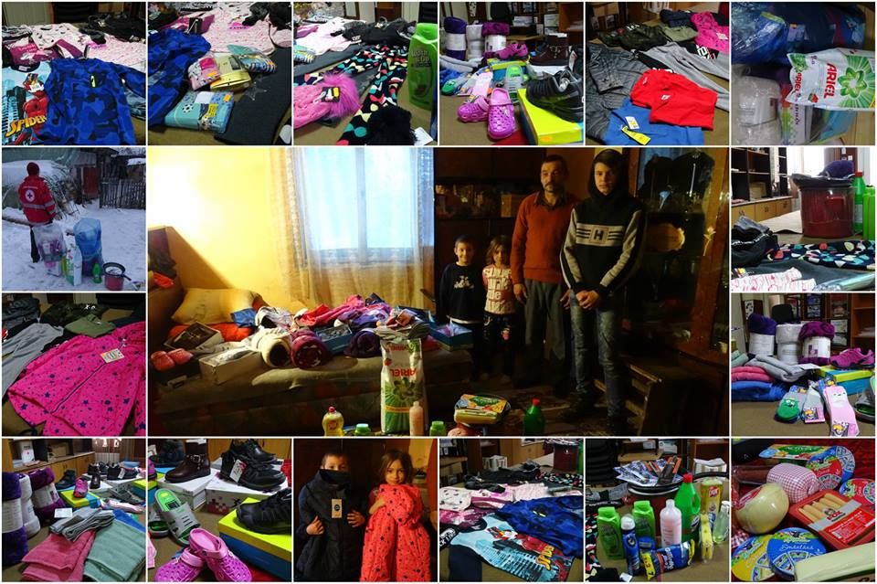 Faptele bune continuă! Crucea Roșie Covasna, în vizită la familiile nevoiașe din Întorsura Buzăului