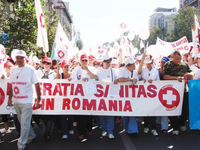 SANITAS anunţă proteste pentru lunile martie şi aprilie