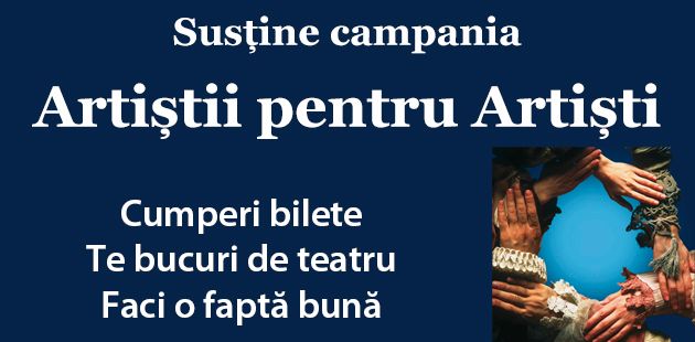 Teatrul Andrei Mureșanu din Sfântu Gheorghe se alătură campaniei UNITER – „Artiștii pentru artiști”