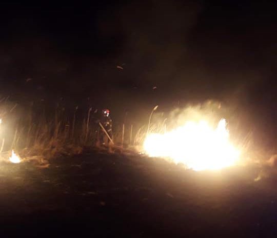 5 incendii de vegetaţie în judeţul Covasna în ultimele 24 de ore