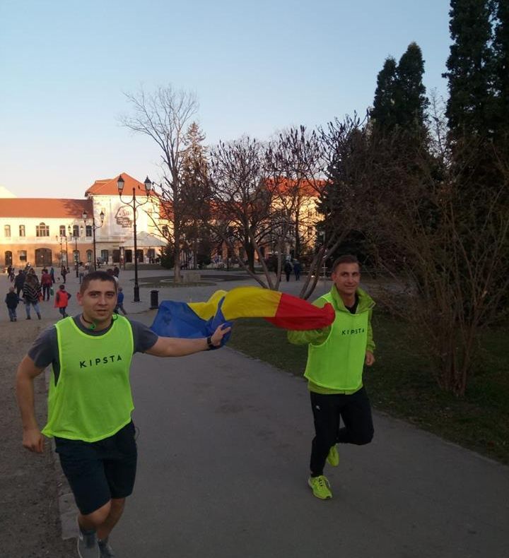 Aproximativ 140 de covăsneni au alergat la Ştafeta Zilei Jandarmeriei Române