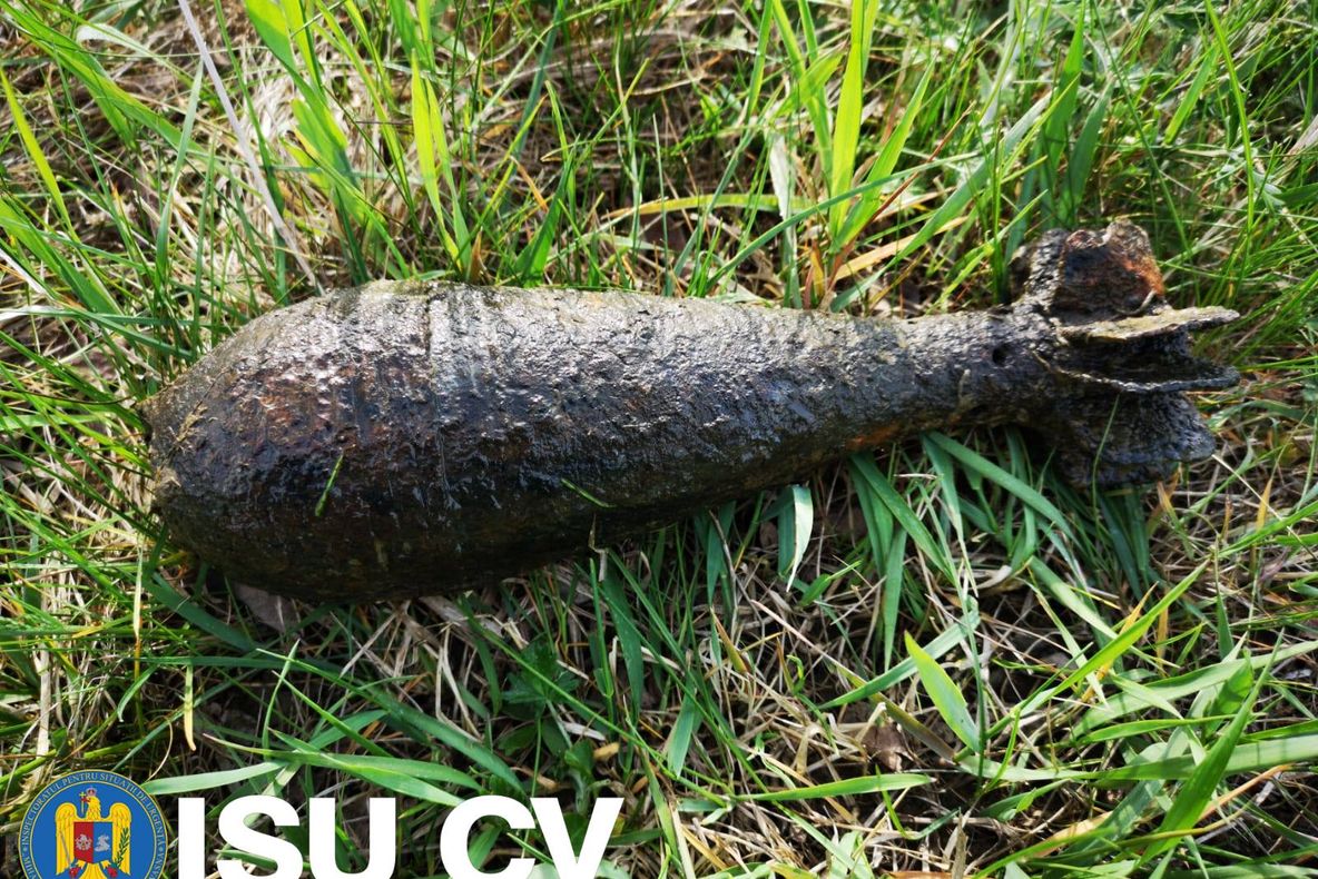 Muniţie neexplodată găsită la Estelnic şi Belani