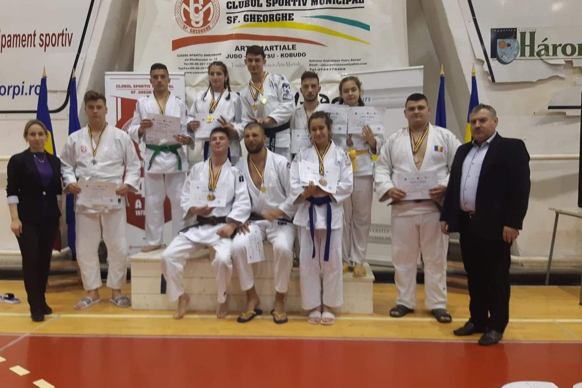 32 de medalii pentru CSM Sfântu Gheorghe la Campionatele Naţionale de Ju-Jitsu
