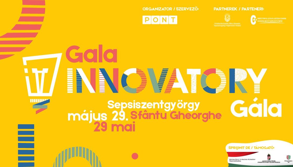 13 grupuri de elevi din Sfântu Gheorghe participă la prima Gală Innovatory