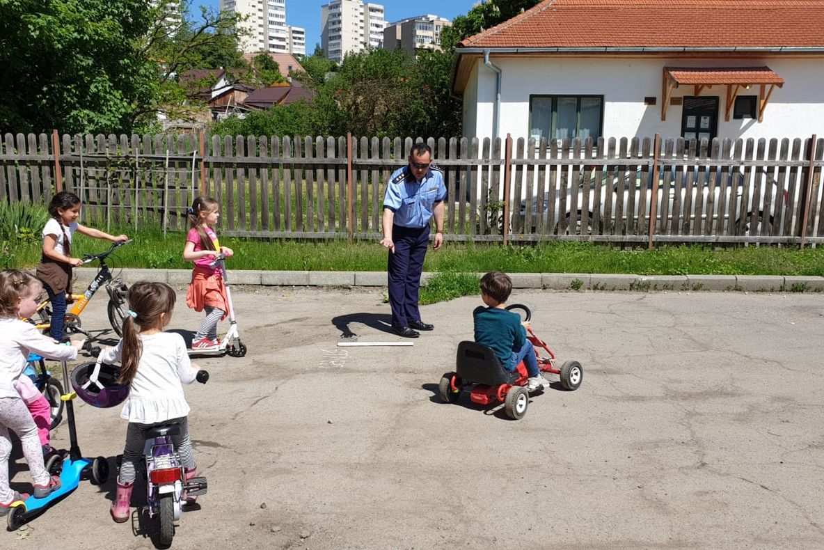 FOTO. Activități preventive la o grădiniță din Sfântu Gheorghe