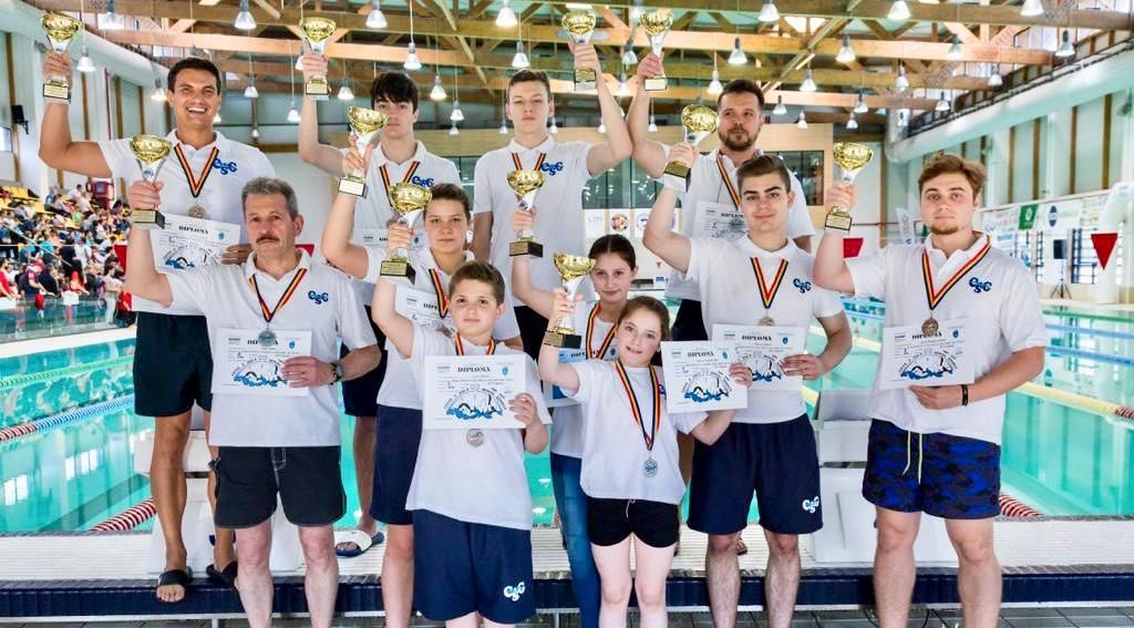 Premieră covăsneană: A.C.S. Ciprian, locul 3 la „Maratonul celor 24 de ore de înot”