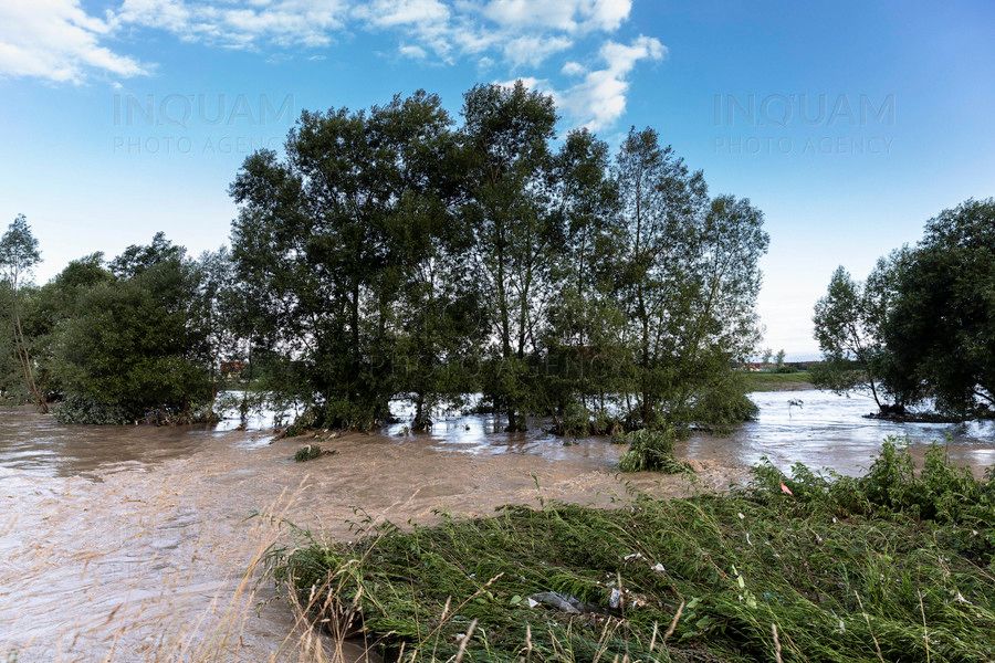 Cotele râurilor și pâraielor din județul Covasna, în creștere