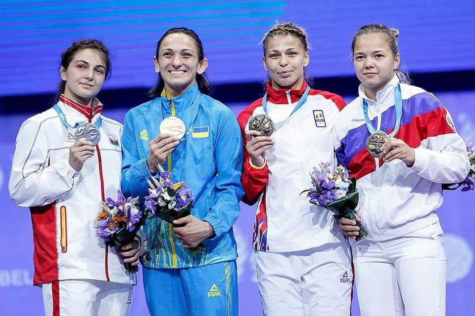Luptătoarea Incze Kriszta, medaliată cu bronz la Jocurile Europene