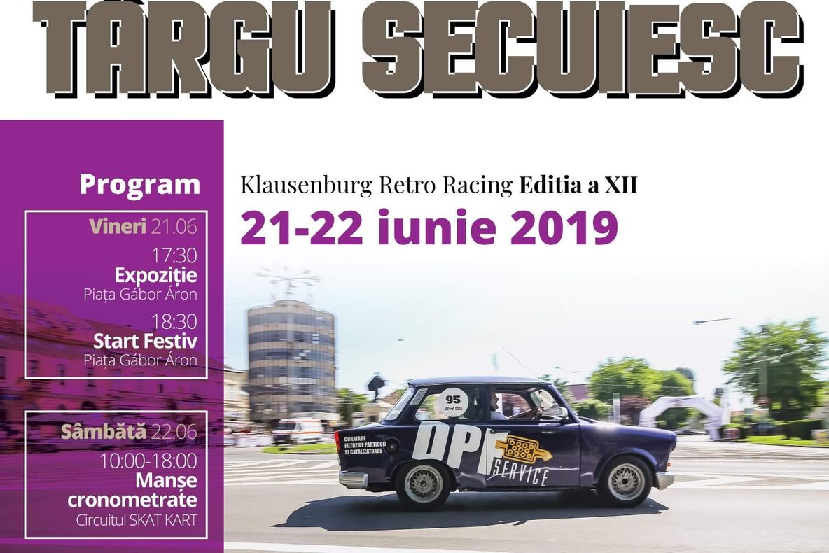 Klausenburg Retro Racing, la Târgu Secuiesc pe 21-22 iunie