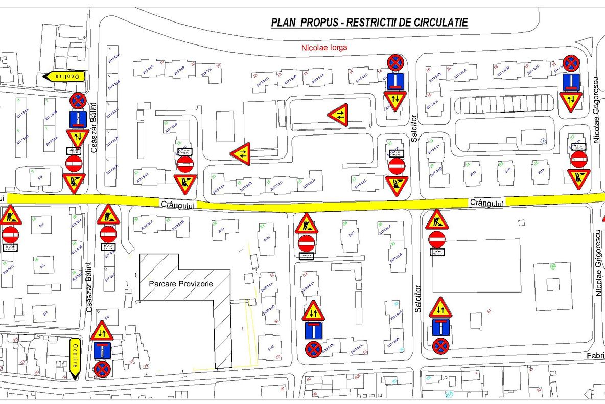 Încep lucrările de reabilitare pe strada Crângului din Sfântu Gheorghe