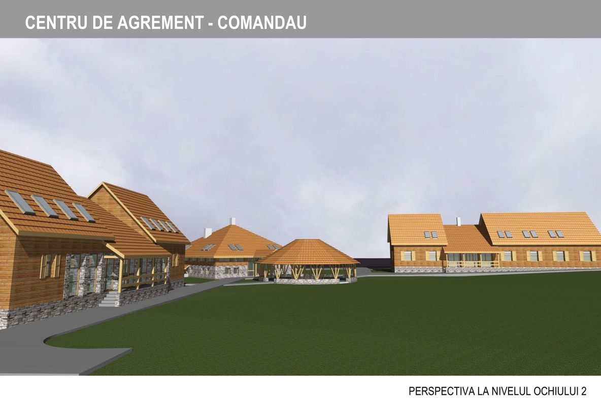 Noul Centru de agrement din Comandău a fost finalizat