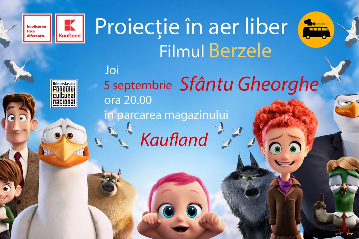 Sezonul proiecțiilor de film „Cinemobilul” continuă. Joi caravana ajunge la Sfântu Gheorghe