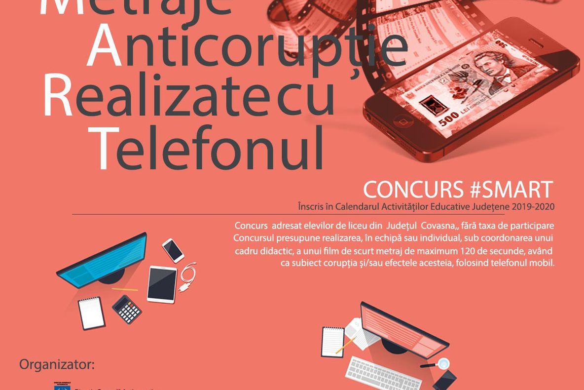 Concurs de filme de scurtmetraj pentru elevii de liceu din judeţul Covasna